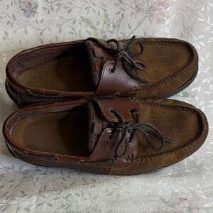 St. John's Bay Dark Brown Boat Shoes